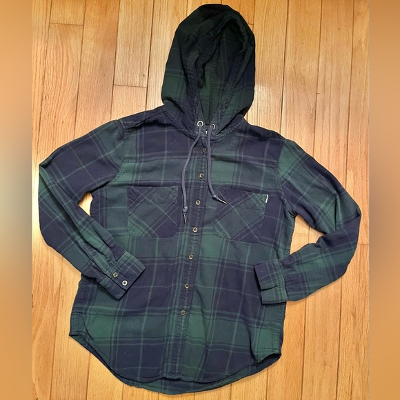 Garage Boyfriend Fit Flannel - Picture 1 of 2